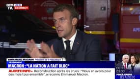 Emmanuel Macron: "Le sujet, ce n'est pas d'avoir des grands chiffres, c'est d'aller vite"