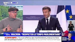 Fabien Villedieu (CGT-Cheminots) sur un éventuel recours au 49-3: "On aurait une crise politique en plus de la crise sociale"