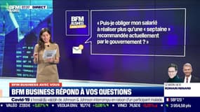 #BFMBusinessAvecVous "Puis-je obliger mon salarié à se faire tester? Ou à rester plus longtemps que 7 jours en isolement?"