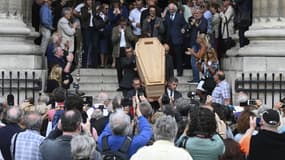 Les obsèques de Jean-Pierre Mocky à Paris, le 12 août 2019 