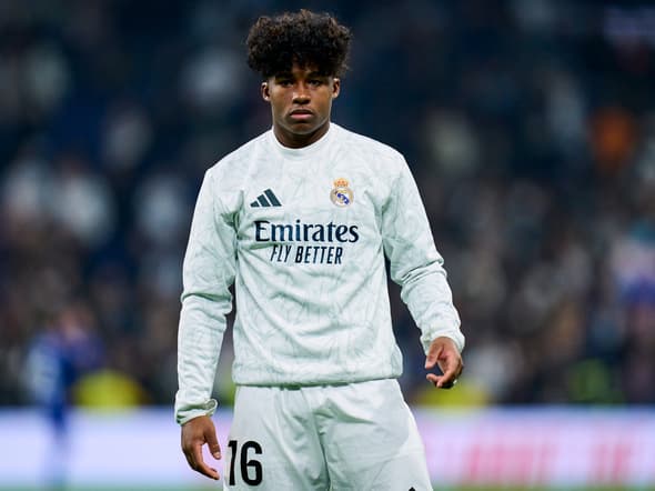 Endrick lors du match Real Madrid-Getafe (2-0, Liga), le 1er décembre 2024