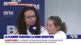Rouen: une représentante de familles d'enfants autiste à l'honneur du relais de la flamme