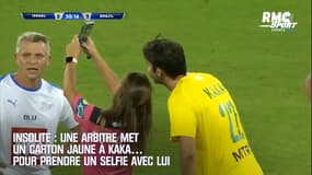 Insolite : Une arbitre met un carton jaune à Kaka… pour prendre un selfie avec lui