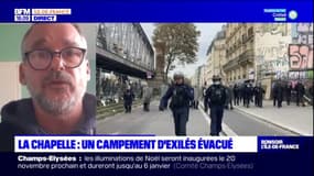 Paris: le directeur d'Utopia 56 dénonce l'opération de mise à l'abri de migrants porte de la Chapelle