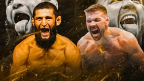Khamzat Chimaev contre Dricus Du Plessis avant l'UFC 319, en août 2025
