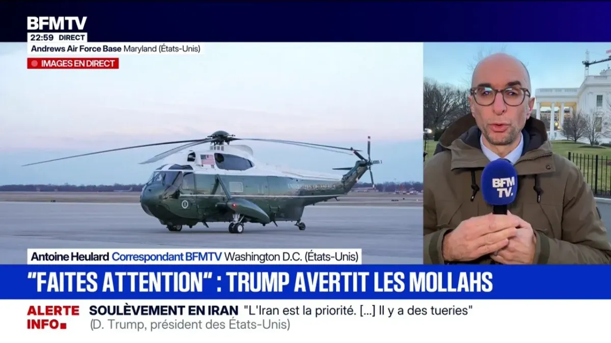 Révolte en Iran: une réunion est prévue ce mardi à la Maison Blanche avec  Donald Trump