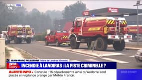 Incendie à Landiras: la piste criminelle privilégiée, le maire n'est "pas surpris"
