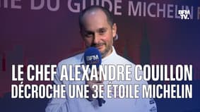 Le chef Alexandre Couillon décroche une troisième étoile Michelin pour son restaurant "La Marine"