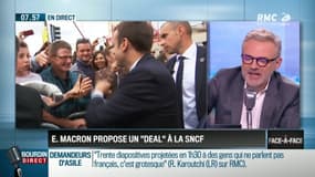 Brunet & Neumann : Emmanuel Macron propose un "deal" à la SNCF - 07/09