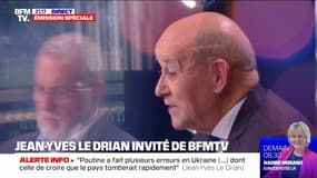 Guerre en Ukraine: "Il faut surtout que la Russie ne gagne pas", affirme Jean-Yves Le Drian