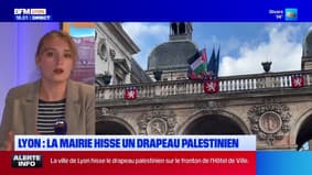 Lyon : la mairie hisse un drapeau palestinien sur l'hôtel de ville
