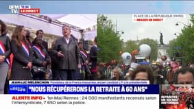 "We will recover retirement at 60," says Jean-Luc Mélenchon 