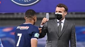 Kylian Mbappé et Emmanuel Macron