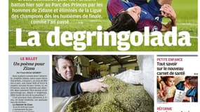 La Une de La Provence après PSG-Real
