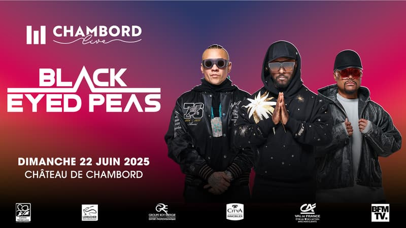 Les Black Eyed Peas en tête d'affiche du Chambord Live 2025