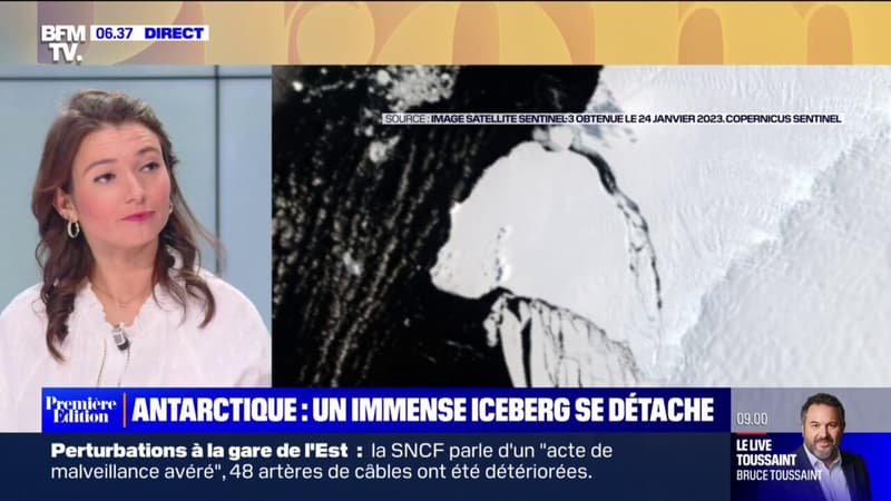 Le choix de Marie - Un immense iceberg se détache de l'Antarctique