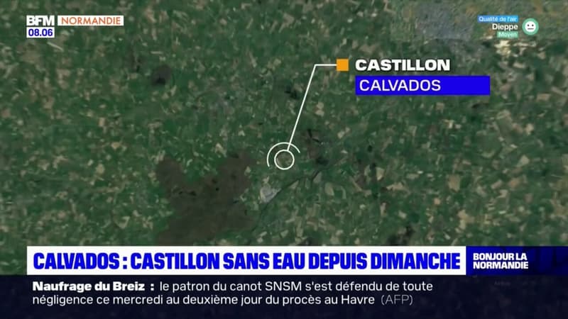 Calvados: la commune de Castillon privée d'eau potable