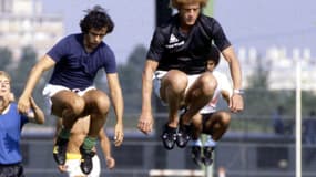 Michel Platini et Robert Herbin