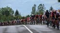 Le peloton du Tour de France, le 15 juillet 2023