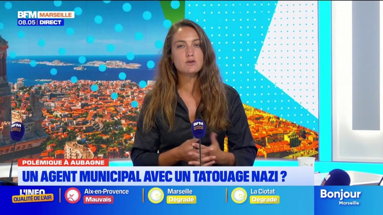 À Aubagne, un agent municipal avec un tatouage nazi sur le bras?
