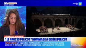 Festival d'Avignon. " Le Procès Pelicot " Hommage à Gisèle Pelicot.