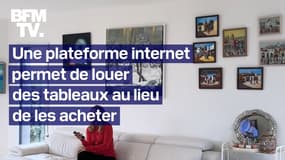 Une plateforme internet permet de louer des tableaux au lieu de les acheter 