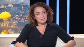 Delphine Horvilleur, rabbin et philosophe, le lundi 25 août 2025 sur le plateau de BFMTV.