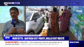 Mayotte: "Il faut des reconduites à la frontière", estime Manuel Valls