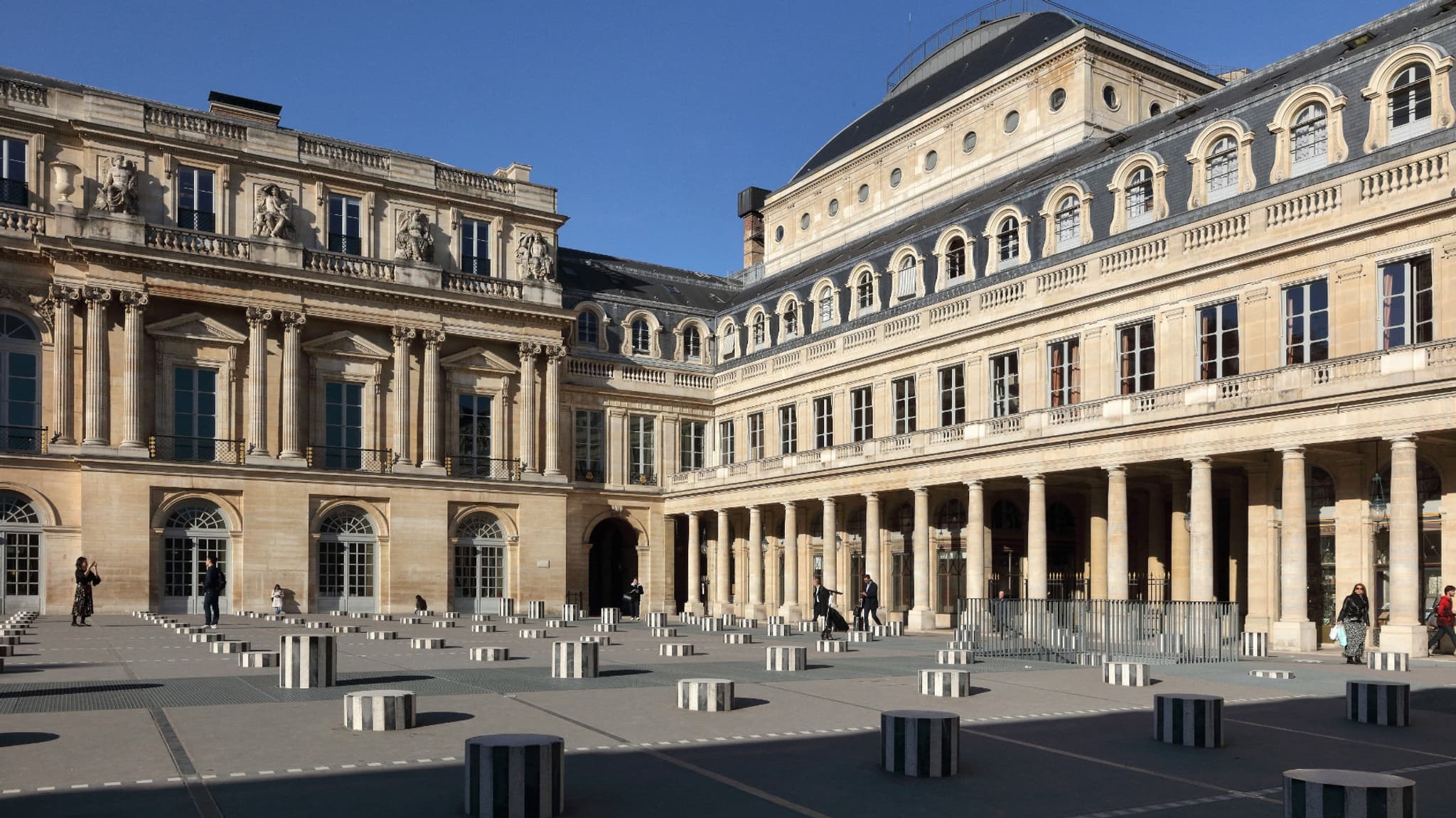 La cour d'honneur du Palais Royal à Paris, où se trouve le ministère de la Culture.