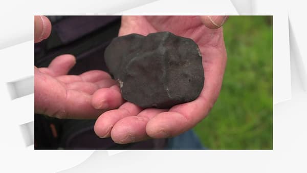 Dans l'Orne, les scientifiques sont à la recherche d'une petite météorite comparable à celle-ci.