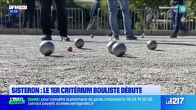 Sisteron: le premier critérium bouliste débute ce vendredi