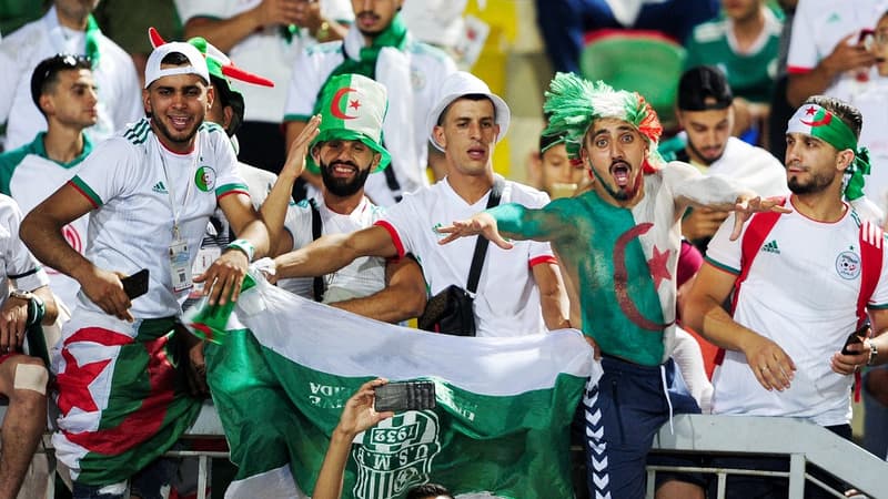 Les supporters de l'Algérie