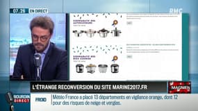 L'étrange reconversion du site "Marine2017.fr"... en supermarché en ligne