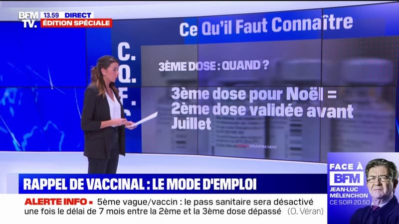 Vaccination contre le Covid-19: qui peut faire une dose de rappel ?
