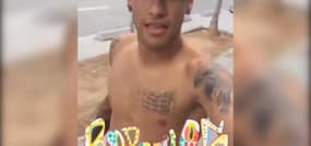 Neymar en goguette sur sa smartboard