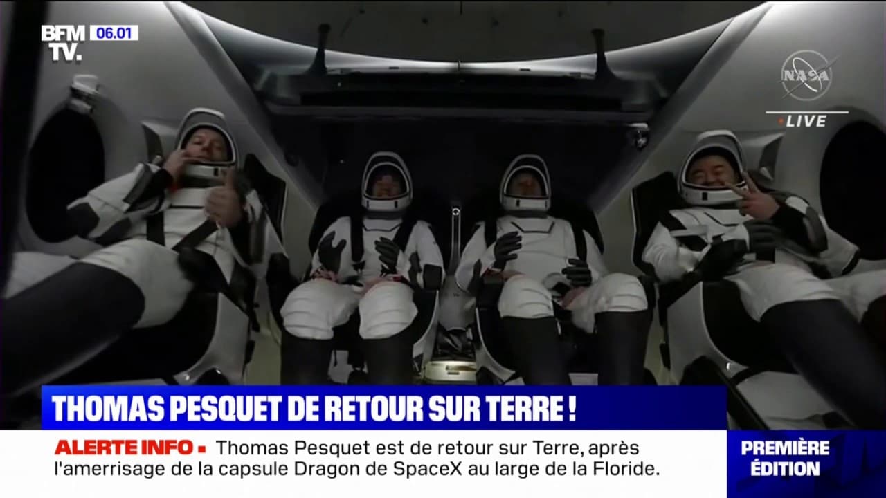 Les Images Du Retour Sur Terre De Thomas Pesquet