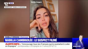 Cambriolage de Nabilla Vergara: le voleur filmé par les caméras de vidéosurveillance