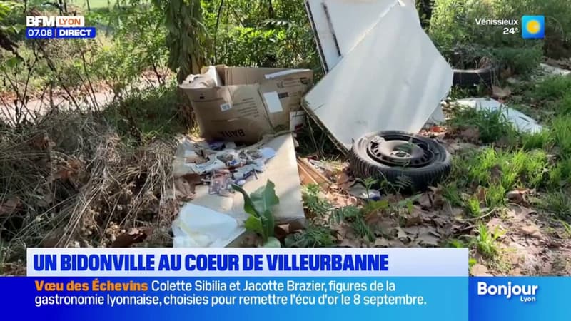 Rhône: un bidonville au cœur de Villeurbanne (1/1)