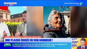 " Nana " poissonnière et figure marseillaise. Une plaque érigée en son honneur !