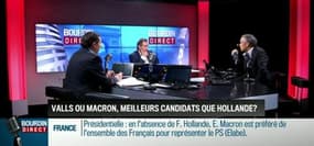 Jeudy & Neumann: Emmanuel Macron et Manuel Valls font-ils meilleurs candidats que François Hollande ? - 18/02