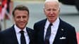 Emmanuel Macron et Joe Biden à Saint-Laurent-sur-Mer le 7 juin 2024