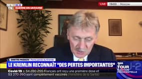 Armée russe: le porte-parole du Kremlin reconnait des "pertes importantes"