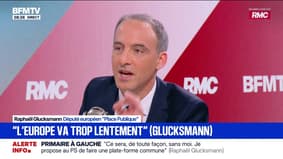 Industrie: "Il y a un tsunami chinois qui arrive sur notre production", affirme Raphaël Glucksmann, eurodéputé "Place Publique"