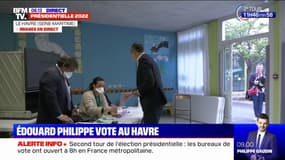 Présidentielle: Édouard Philippe a voté au Havre