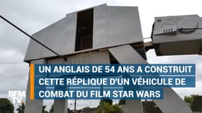 Un anglais a construit une réplique géante de Star Wars dans son jardin