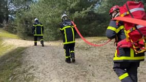 Les pompiers du SDIS 62 sont formés pour agir face aux feux de forêt. 