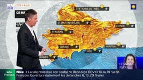 Météo: un temps ensoleillé ce dimanche, jusqu'à 15°C à Nice