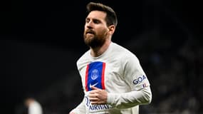 Lionel Messi avec le PSG contre Angers, le 21 avril 2023.