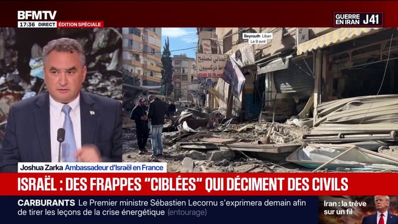Liban: C'est le Hezbollah qui a décidé de rentrer dans cette guerre, estime Joshua Zarka, ambassadeur d'Israël en France