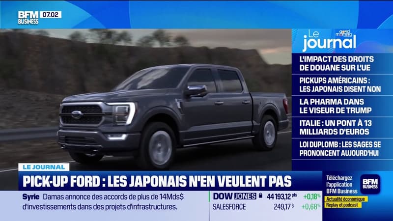 Donald Trump souhaite exporter au Japon le pick-up Ford F150, un véhicule mal adapté au Japon